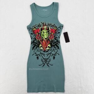 slim fit dress slacks Ed Hardy Black Rose Tank Dress  DTLR